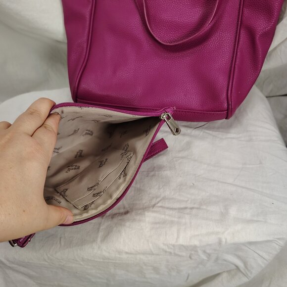 thirty one pink purse with matching clutch - Picture 7 of 10